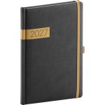Notique Twill A5 týdenní 2027 černo-zlatý – Hledejceny.cz
