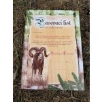 Pasovací list na lovce zvěře mufloní – Zboží Dáma