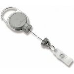 Durable Extra Strong - klip s navíjecí šňůrou a karabinou - šedý – Zboží Dáma