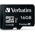 Verbatim microSDHC 16 GB UHS-I 44010 – Zboží Mobilmania