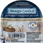 Yankee Candle Soft Wool & Amber vonný vosk do aromalampy 22 g – Zboží Dáma