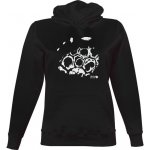 Dámská mikina s kapucí s potiskem Uhlova stopa dámské Černá – Zboží Dáma