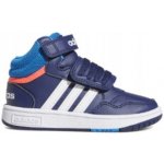 adidas dětské basketbalové boty HOOPS MID 3.0 AC tmavě modrá / modrá / oranžová – Zboží Dáma