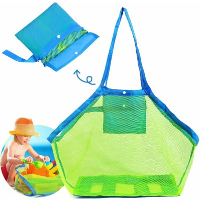 BeachPeace AG546A plážová taška 48x56 cm 61 L zeleno-modrá – Zboží Mobilmania