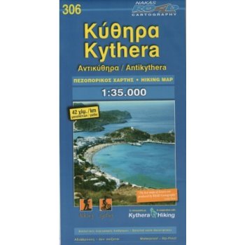 ORAMA 306 Kythera 1:35 000 turistická mapa