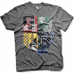 Harry Potter tričko Dorm Crest Dark Grey