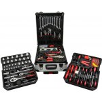 GEKO Kufr pojízdný hliníkový, vybavený s nářadím, 187 dílů – Sleviste.cz