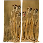 IMPAR Závěsy Surikaty (Rozměr : 140x250, Materiál: Interlock) – Hledejceny.cz