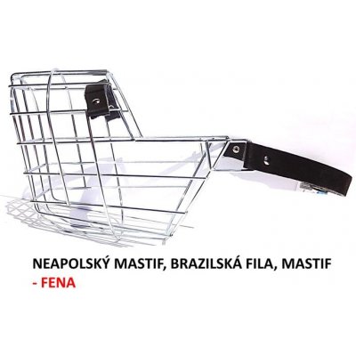 Mr. Rozchov Náhubek kovový Neapolský mastif Brazilská fila Mastif fena – Sleviste.cz