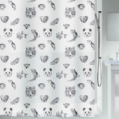 Spirella KUAPA motiv zvířata bílý 180 x 200 cm – Sleviste.cz