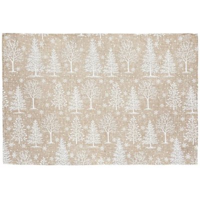 Atmosphera Podložka vánoční vzor béžová 45 x 30 cm – Zbozi.Blesk.cz