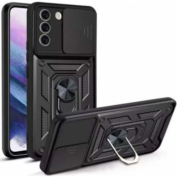 Pouzdro Armor CamShield Samsung Galaxy S20 FE černé s krytkou fotoaprátů a stojánkem