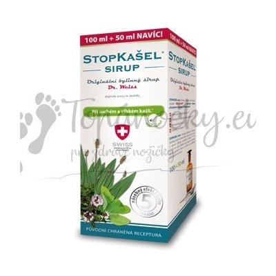 STOPKAŠEL Medical sirup Dr. Weiss 100 ml + 50 ml – Hledejceny.cz