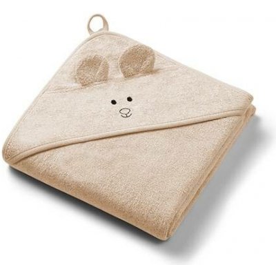 BabyOno osuška s kapucí Bamboo 100x100cm béžová – Sleviste.cz