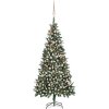 Vánoční stromek Meedo Umělý vánoční stromek s LED sadou koulí a šiškami 210 cm