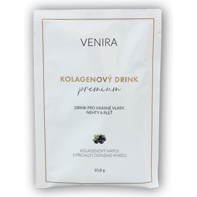 Venira Drink kolagenový nápoj pro krásné vlasy nehty a pleť 10.8 g černý rybíz