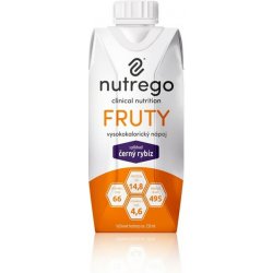 NUTREGO FRUTY S PŘÍCHUTÍ ČERNÝ RYBÍZ POR SOL 12X330ML