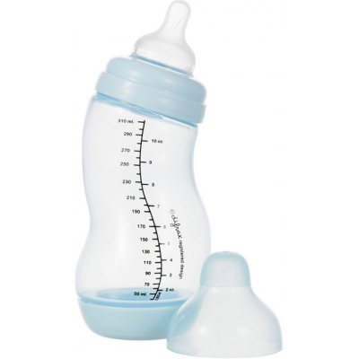 Difrax kojenecká S lahvička široká antikoliková světle modrá 310 ml – Zboží Mobilmania