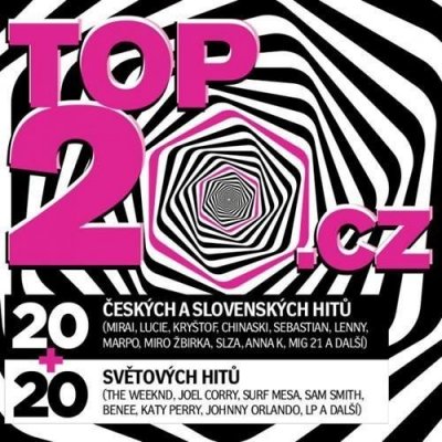 TOP20.CZ 2020: 20 českých a slovenských hitů + 20 světových hitů - 2 CD - interpreti Různí – Zboží Mobilmania