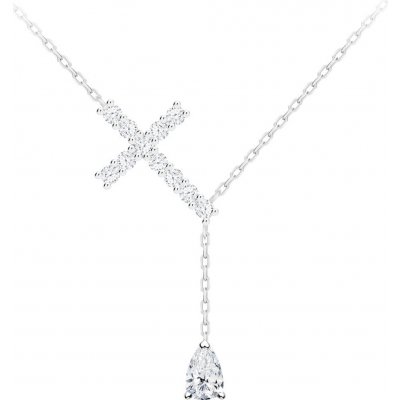 Preciosa Stříbrný Křížek Shiny Cross s kubickou zirkonií 5301 00 – Zboží Mobilmania