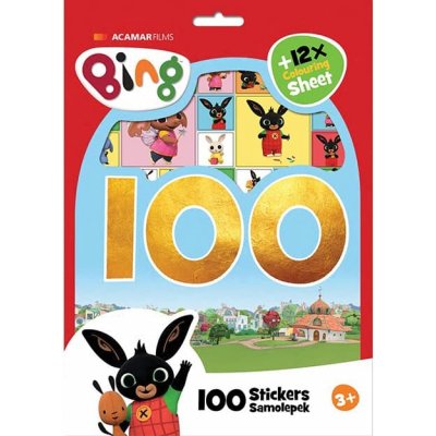 100 samolepek s omalovánkovými listy Bing – Zboží Dáma