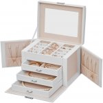 SongmicsHome Karina JBC159W01 bílá – Zboží Dáma