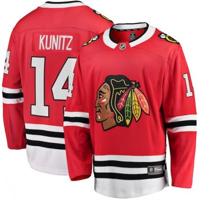 Fanatics Branded Dres #14 Chris Kunitz Chicago Blackhawks Breakaway Home Jersey