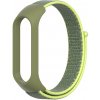 Řemínek k chytrému náramku Xiaomi Nylon - Mi Band 5/6 náhradní náramek na suchý zip Jablečně zelená 2 MBSCZ-5N007