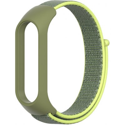 Xiaomi Nylon - Mi Band 5/6 náhradní náramek na suchý zip Jablečně zelená 2 MBSCZ-5N007 – Zbozi.Blesk.cz