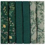 KikkaBoo mušelínové 30x30 cm Secret Garden Green 6 ks – Hledejceny.cz