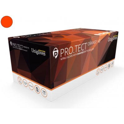 Unigloves Pro.Tect nitrilové orange 100 ks