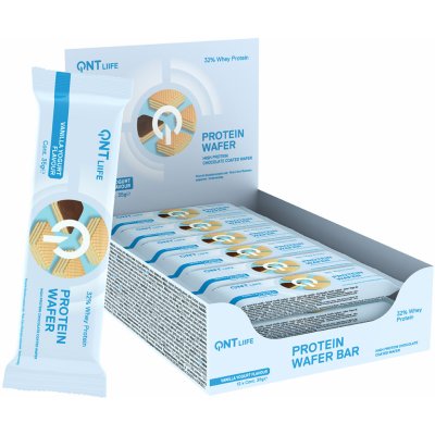 QNT Protein Wafer Vanilla Yoghurt 35 g – Zboží Dáma