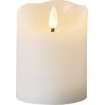 Star trading LED svíčka FLAMME RUSTIC 10 cm bílá – Hledejceny.cz