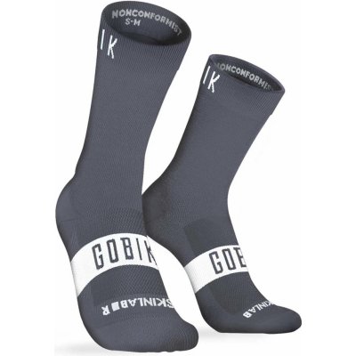 Gobik Cyklistické ponožky klasické PURE šedá – Zboží Mobilmania