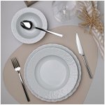 Asir Jídelní sada bílá porcelán 719KTP9780 18 ks – Hledejceny.cz