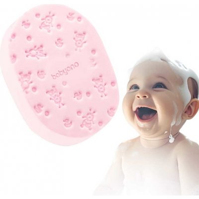 BabyOno houbička na mytí Růžová – Zboží Dáma