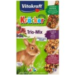Vitakraft Kräcker Trio-mix králík zelenina & ořech & lesní plody 3 x 56 g – Zbozi.Blesk.cz