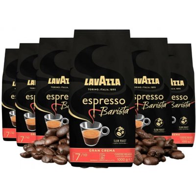 Lavazza Espresso Barista Gran Crema zrnková 6 x 1 kg – Hledejceny.cz