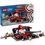 LEGO® City 60443 Zastávka v boxech F1 a personál s vozem Ferrari – Zboží Živě