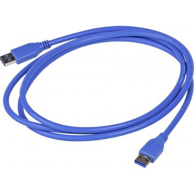 Akyga AK-USB-43 USB 2.0, USB A vidlice, USB C vidlice, niklovaný, 2m, modrý – Zbozi.Blesk.cz