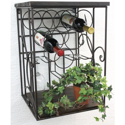 DanDiBo Stojan na víno Kovová stěna s držákem na sklo HX12981 Stojan na láhve 53 cm – HobbyKompas.cz DanDiBo Stojan na víno Kovová stěna s držákem na sklo HX12981 Stojan na láhve 53 cm – HobbyKompas.cz