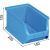 Úložný box Allit Plastové boxy na drobný materiál 150x235x125 mm modré