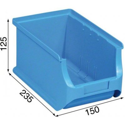 Allit Plastové boxy na drobný materiál 150x235x125 mm modré – Zboží Mobilmania