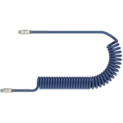 PU HADICE KR16B - 11/16mm - 8 m, bez koncovek, kroucená k pneu. nářadí,10 Bar, modrá – Hledejceny.cz