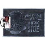 CurePink Gumová Star Wars Hvězdné války Welcome To The Dark Side (60 x 40 cm) šedá [GP85487] – Zboží Dáma