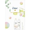 Kosmetická sada Dove Nnourishing Revitalizing Silk sprchový gel 250 ml + Invisible Dry Clean Touch antiperspirant sprej 150 ml dárková sada