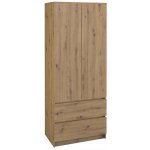 Malwa SS-90 2 DVEŘE 2 ZÁSUVKY DUB artisan – Zboží Dáma