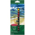 DERWENT Academy 12 ml 12 barev – Zboží Dáma