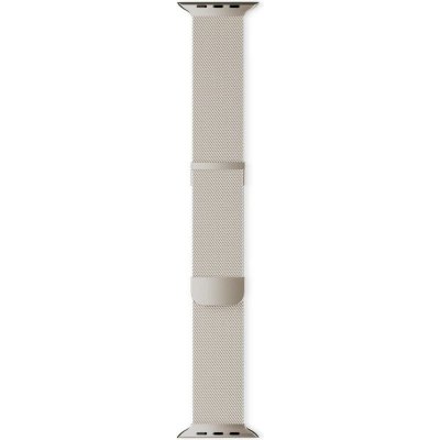 Epico Milanese+ pro Apple Watch SE/Series 1-11/Ultra, (42/44/45/46/49mm) - hvězdně bílý 73818182100001 – Zboží Mobilmania