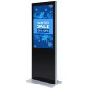 Stojan na plakát Jansen Display Digitální tenký totem s monitorem Samsung 50", černý
